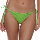 STARDUST - Wavy Ruched Back Tie Side Bottom