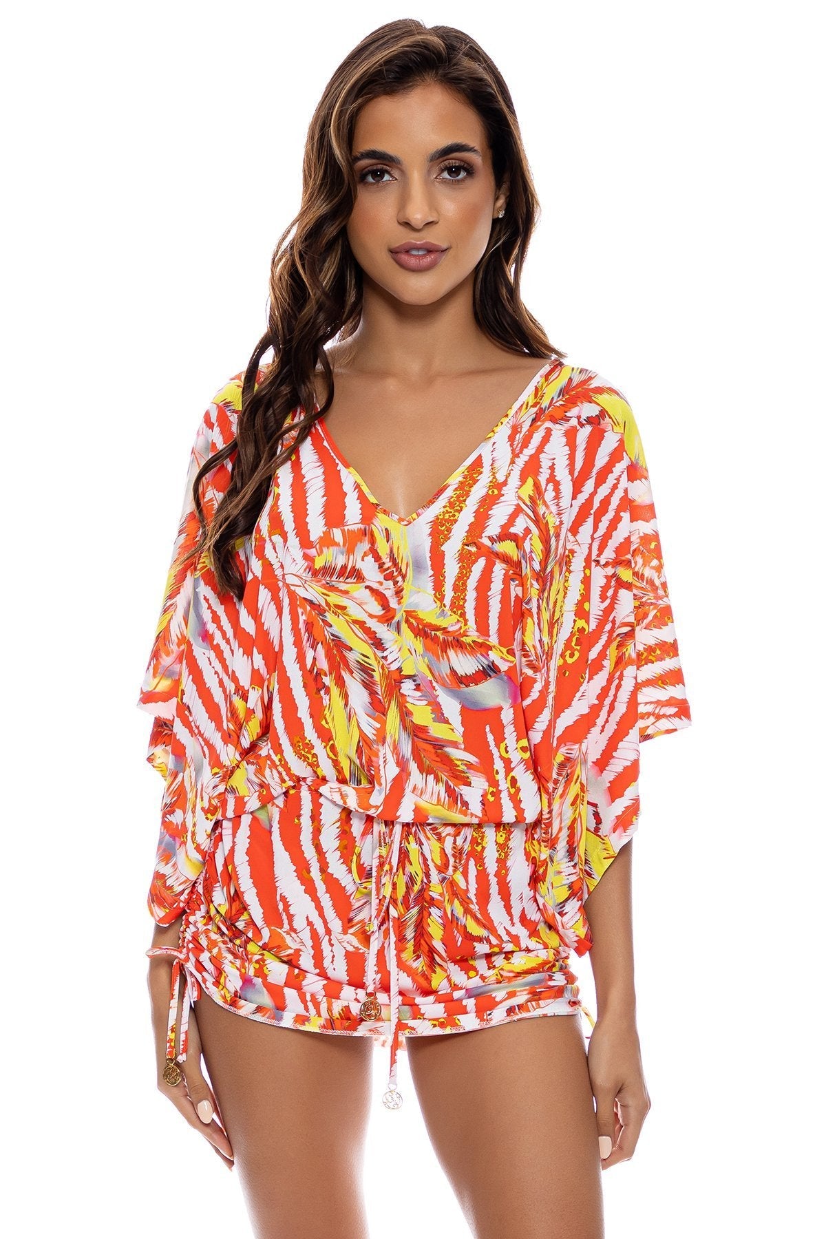 LOVE ME WILD - Cabana V Neck Dress