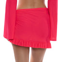 COSITA BUENA - Ruffle Sarong Mini Skirt-CLS