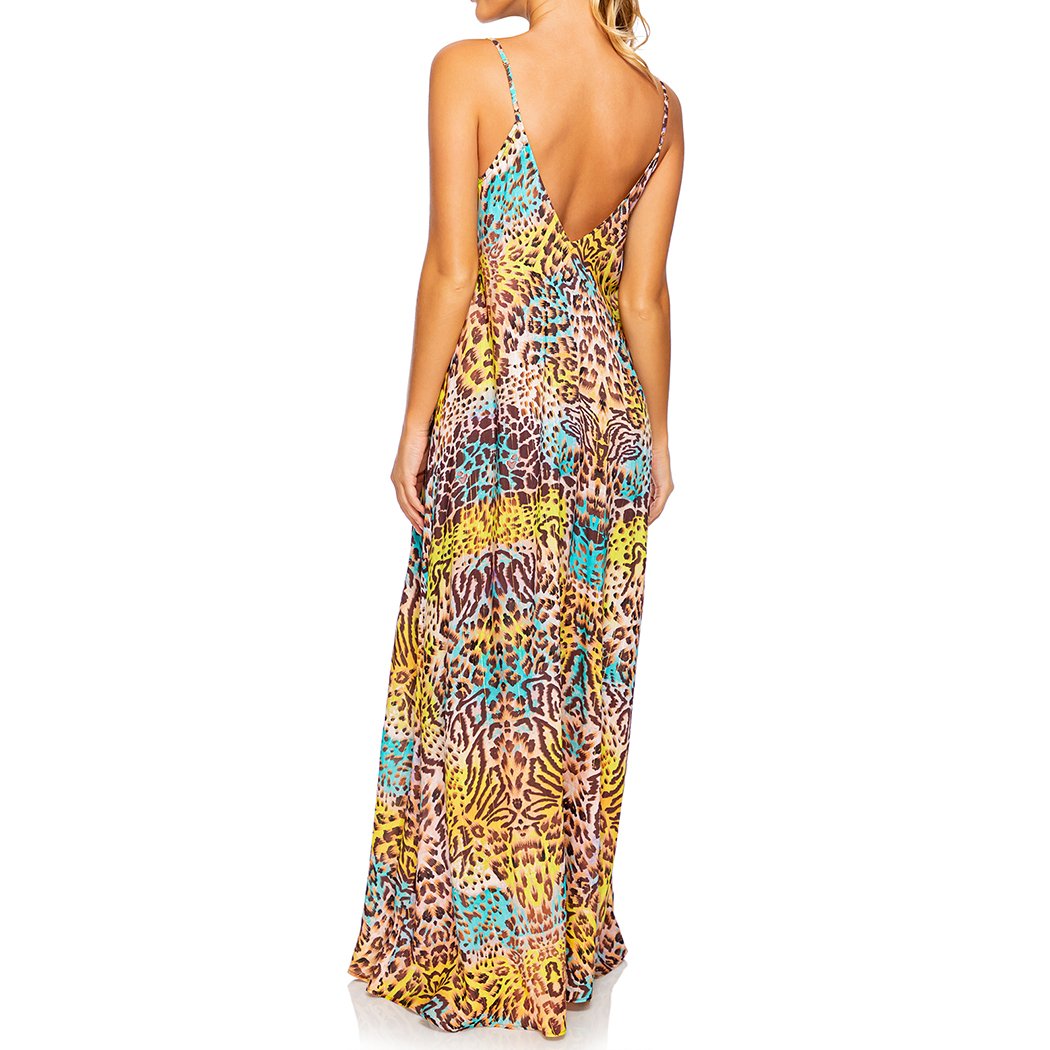 DIOSA SALVAJE - Spaghetti Strap Long Dress