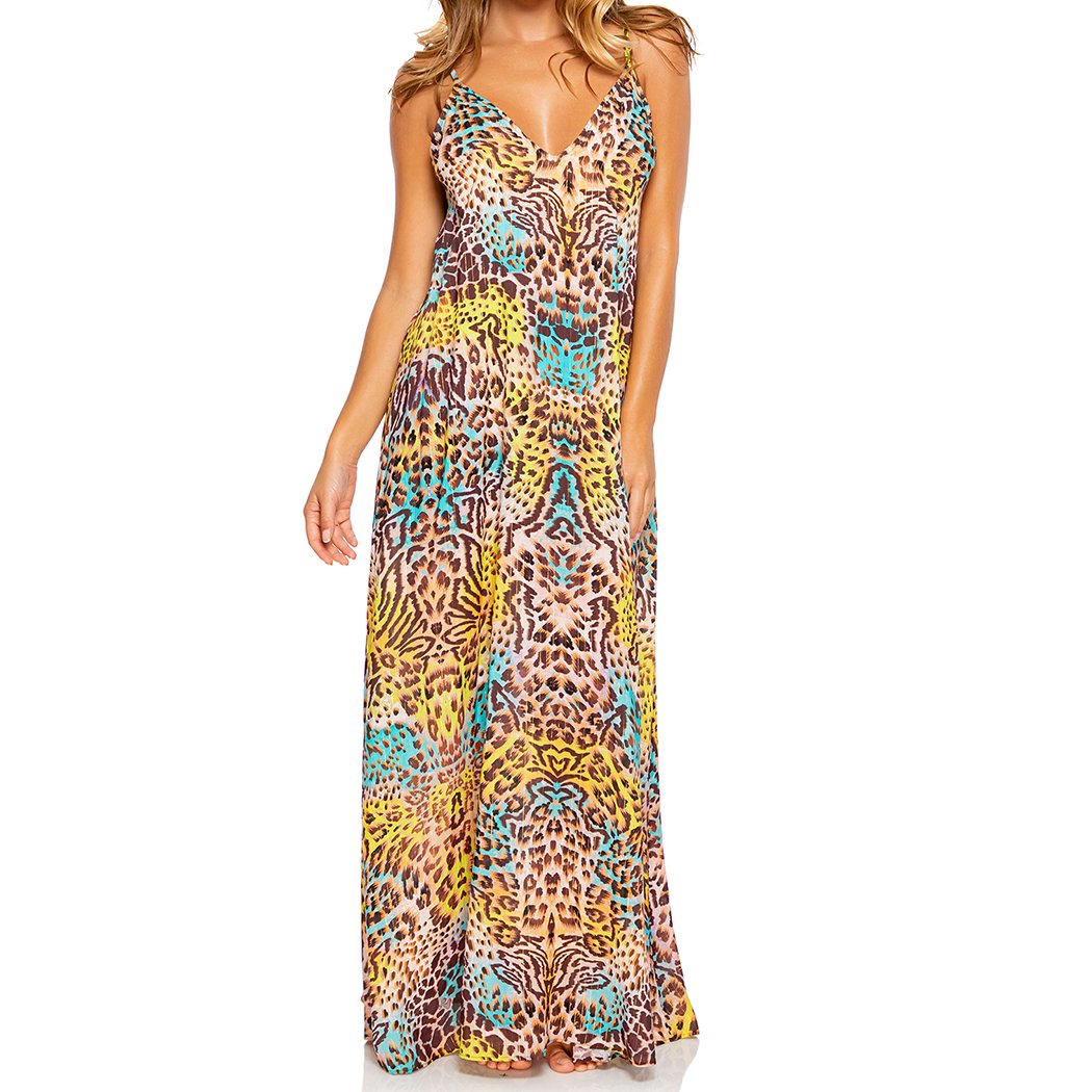 DIOSA SALVAJE - Spaghetti Strap Long Dress