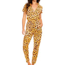 LULI WILD - Notch Collar Button Up Jumpsuit
