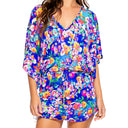 WATER BLOSSOMS - Cabana V Neck Dress