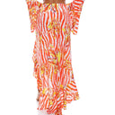 LOVE ME WILD - Ruffle High Lo Slit Skirt