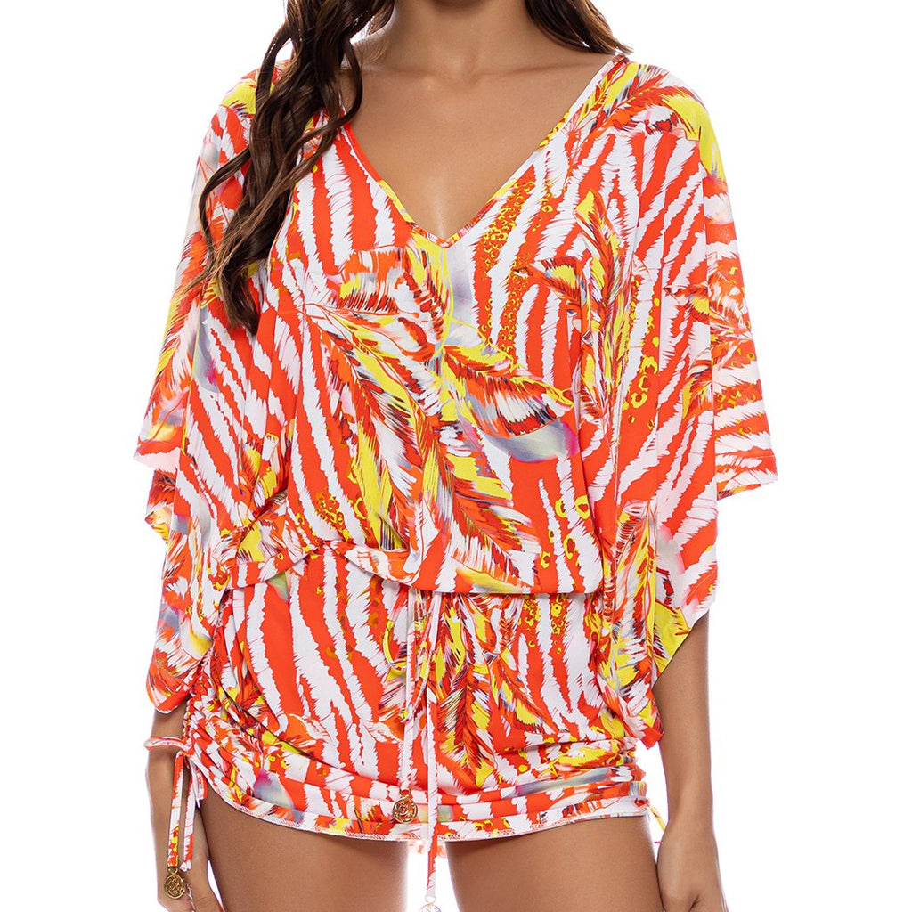 LOVE ME WILD - Cabana V Neck Dress
