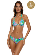 HIDDEN GEMS - Triangle Halter Top