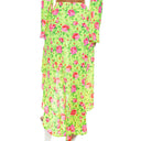 TI AMO - Ruffle High Low Slit Skirt