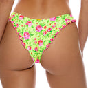 TI AMO - Reversible Ruffle High Leg Brazilian Bottom