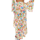 IL MARE - Ruffle High Low Slit Skirt