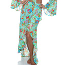 IL MARE - Ruffle High Low Slit Skirt