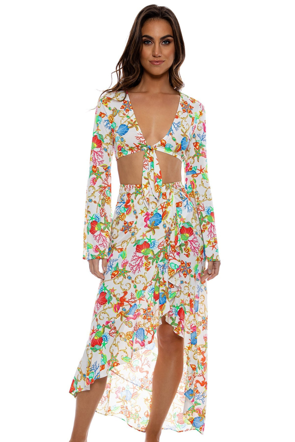 IL MARE - Bell Sleeve Crop Top