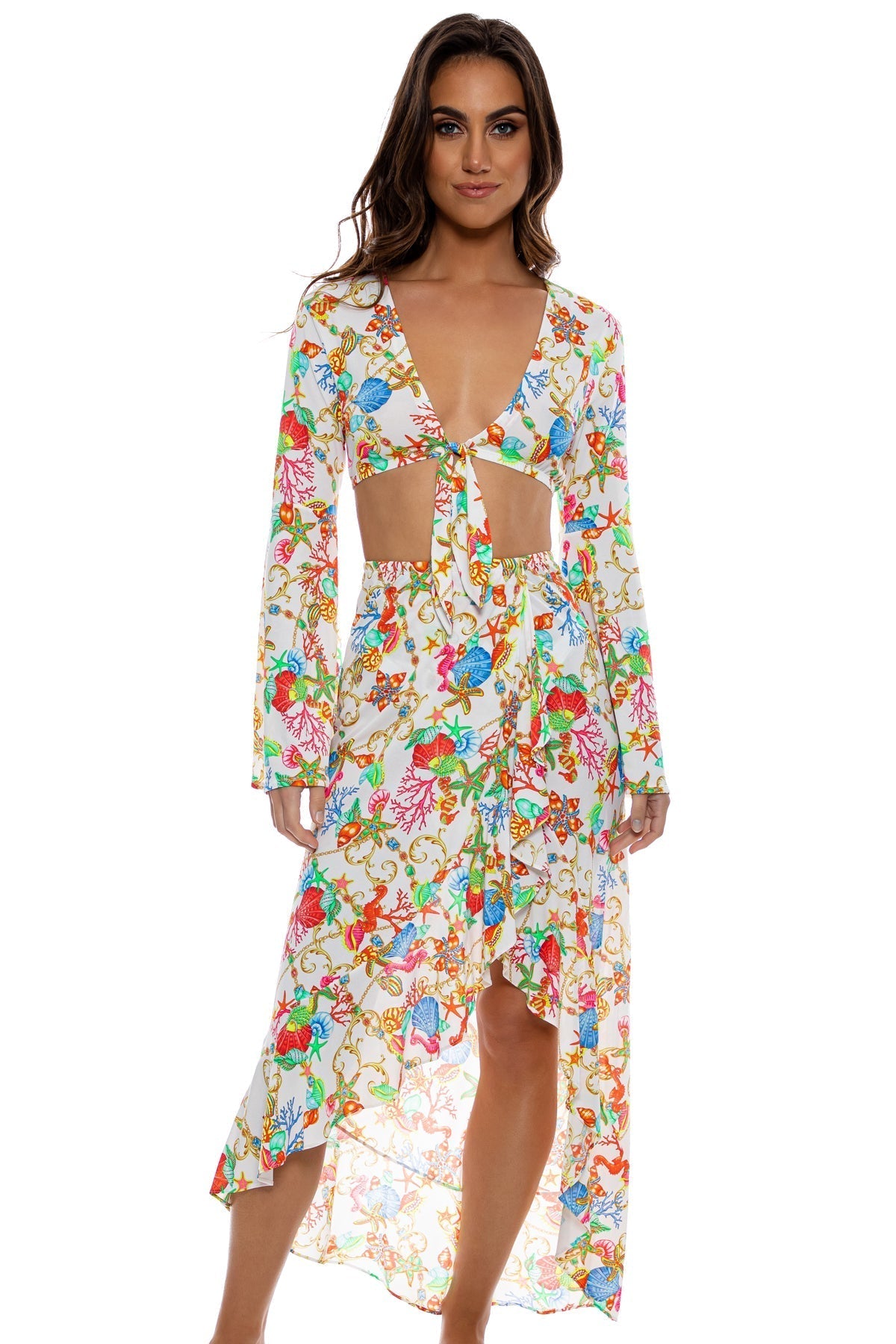 IL MARE - Bell Sleeve Crop Top