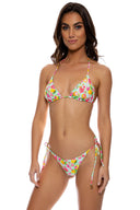 LIMONCELLO - Seamless Reversible Wavy Ruched Back Brazilian Tie Side Bottom