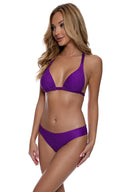 PURPLE OCEAN - Seamless Full Ruched Back Bottom