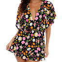 LULI'S SECRET GARDEN - Playera V Neck Ruffle Dress