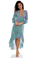 GROOVY LULI - High low Long Sleeve Dress