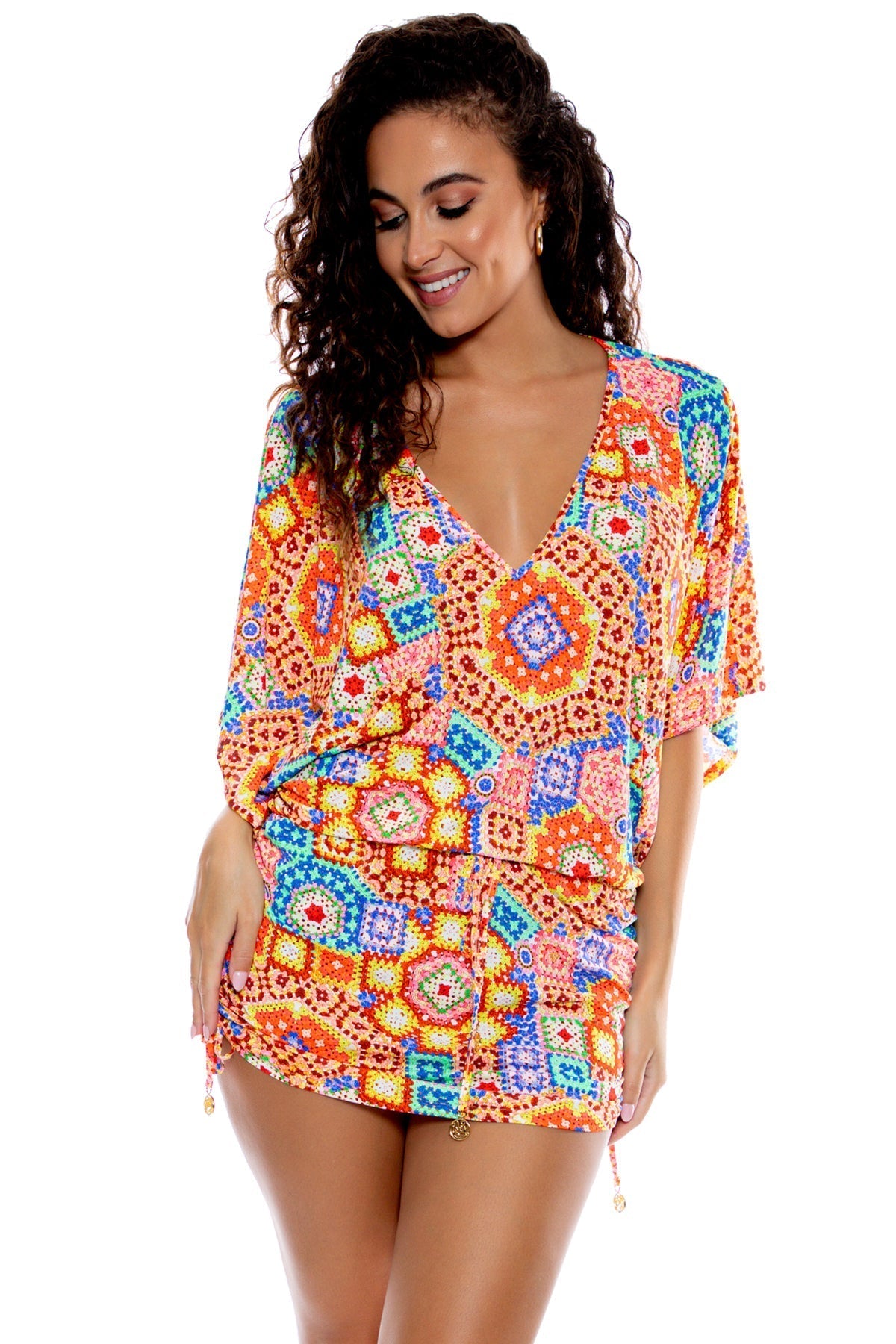 RETRO LULI - Cabana V Neck Dress