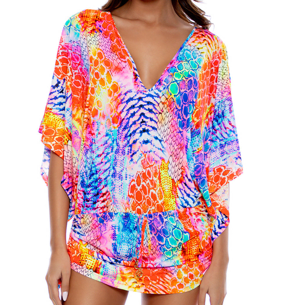 DANCING QUEEN - Cabana V Neck Dress