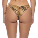 SAFARI SUNSETS - Seamless Ruched Back Brazilian Tie Side Bottom