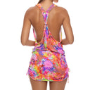 BLOOMING SPARK - T Back Mini Dress